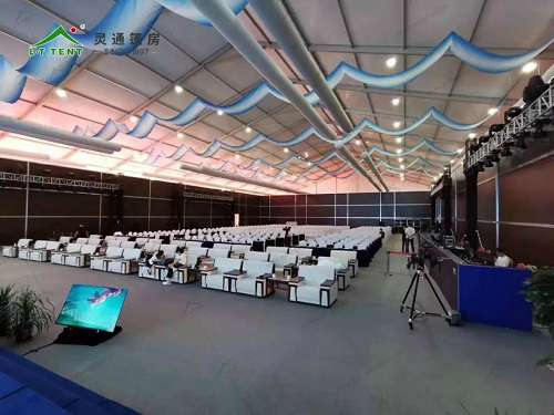 灵通篷房服务于2019青岛上合峰会 灵通篷房服务于2019青岛上合峰会